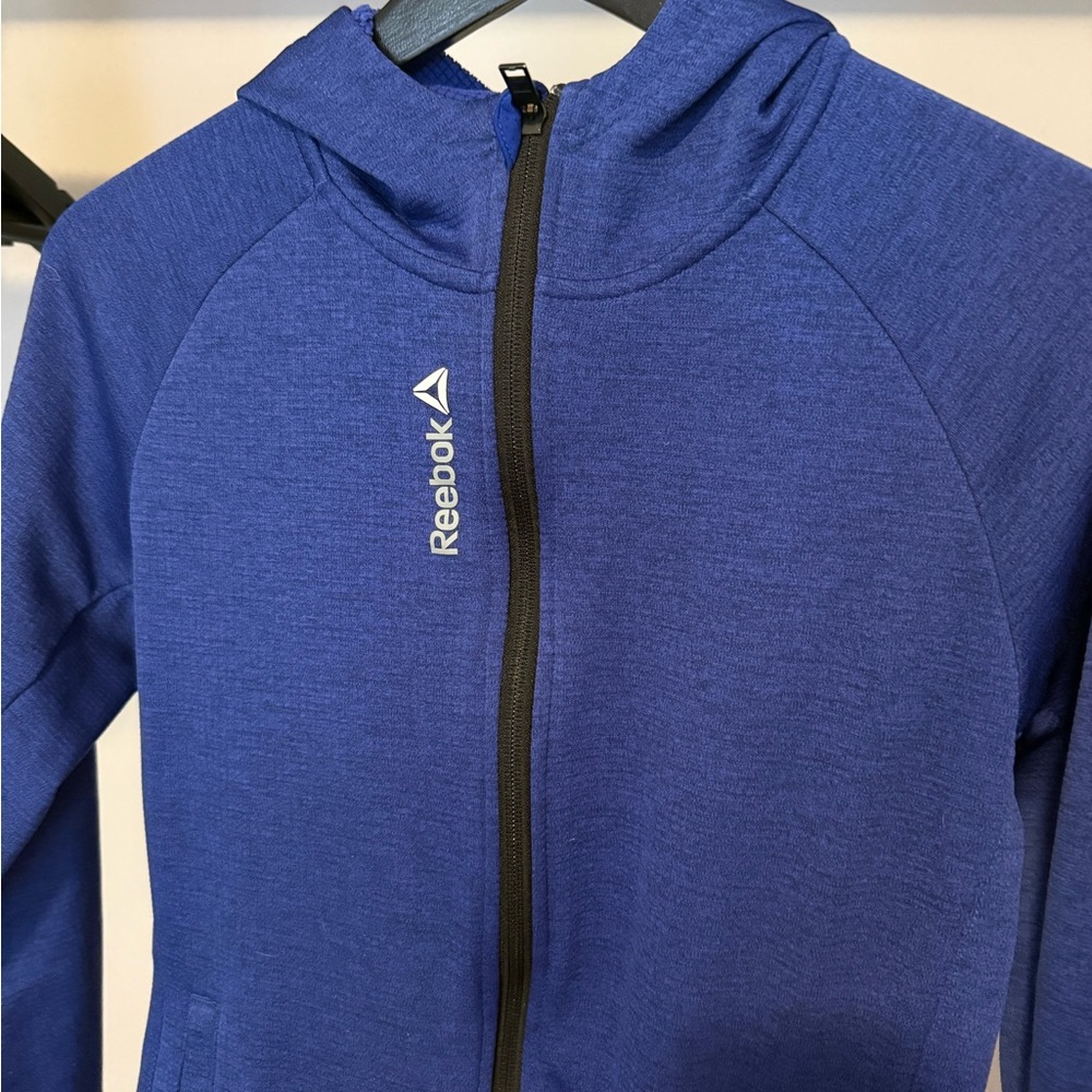 Reebok Royal Blue Full-Zip Hoodie